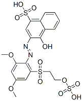 CAS#: 67674-29-7, 3-[[2,4-Dimethoxy-6-[[2-(Sulphooxy)Ethyl]Sulphonyl]Phenyl]Azo]-4-Hydroxynaphthalene-1-Sulphonic Acid