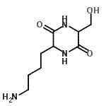 CAS#: 677021-25-9, 3-(4-Aminobutyl)-6-(hydroxymethyl)-2,5-piperazinedione