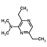 CAS#: 67714-56-1, 3,6-Diethyl-N,N-dimethyl-2-pyrazinamine