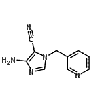 CAS#: 677274-34-9, 4-Amino-1-(3-pyridinylmethyl)-1H-imidazole-5-carbonitrile