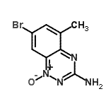 CAS#: 677297-87-9, 7-bromo-5-methyl-1-oxido-1,2,4-benzotriazin-1-ium-3-amine