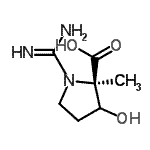 CAS 登录号：67736-29-2， 1-甲脒基-3-羟基-2-甲基-D-脯氨酸