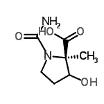 CAS 登录号：67736-30-5， 1-氨基甲酰-3-羟基-2-甲基-D-脯氨酸