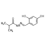 CAS#: 677739-42-3, N'-[(E)-(2,4-Dihydroxyphenyl)methylene]-2-methylpropanehydrazide