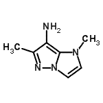 CAS#: 677761-39-6, 1,6-Dimethyl-1H-imidazo[1,2-b]pyrazol-7-amine