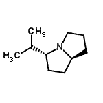 CAS#: 67828-96-0, (3R,7aS)-3-Isopropylhexahydro-1H-pyrrolizine