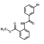 CAS 登录号：67836-48-0， 甲基2-[(3-溴苯甲酰基)氨基]苯甲酸酯