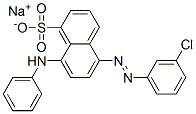 CAS#: 67875-11-0, Sodium 8-Anilino-5-[(3-Chlorophenyl)Azo]Naphthalene-1-Sulphonate