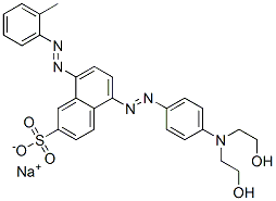 CAS#: 67875-14-3, Sodium 5-[[4-[Bis(2-Hydroxyethyl)Amino]Phenyl]Azo]-8-[(O-Tolyl)Azo]Naphthalene-2-Sulphonate