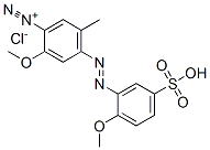 CAS#: 67875-22-3, 2-Methoxy-4-[(2-Methoxy-5-Sulphophenyl)Azo]-5-Methylbenzenediazonium Chloride