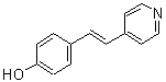 CAS 登录号：67882-97-7， 4-[(E)-2-(4-吡啶基)乙烯基]苯酚