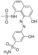CAS#: 67892-97-1, 3-Hydroxy-4-[[2-Hydroxy-8-[(Methylsulphonyl)Amino]-1-Naphthyl]Azo]Benzenesulphonamide