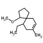 CAS#: 678981-43-6, 10-Ethyl-1-methoxy-8-methylspiro[4.5]dec-7-ene