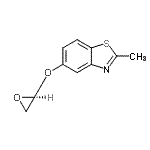 CAS#: 678982-27-9, 2-methyl-5-[[(2R)-oxiran-2-yl]methoxy]-1,3-benzothiazole