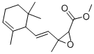 CAS#: 67905-40-2, Methyl 3-methyl-3-(2-(2,6,6-trimethylcyclohex-2-en-1-yl)vinyl)oxirane-2-carboxylate