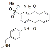CAS#: 67905-55-9, Sodium 1-Amino-9,10-Dihydro-4-[[4-[(Methylamino)Methyl]Phenyl]Amino]-9,10-Dioxoanthracene-2-Sulphonate