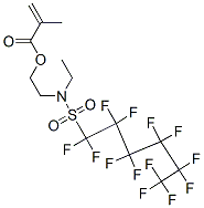 CAS#: 67906-70-1, 2-[Ethyl[(Tridecafluorohexyl)Sulphonyl]Amino]Ethyl Methacrylate