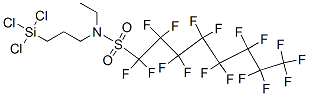 CAS#: 67939-42-8, N-Ethylheptadecafluoro-N-[3-(Trichlorosilyl)Propyl]Octanesulphonamide