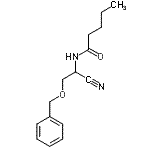CAS#: 679412-75-0, N-[2-(Benzyloxy)-1-cyanoethyl]pentanamide