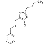 CAS#: 679412-76-1, 5-[(Benzyloxy)methyl]-2-butyl-4-chloro-1H-imidazole