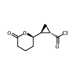CAS#: 679429-93-7, (1S,2S)-2-[(2R)-6-Oxotetrahydro-2H-pyran-2-yl]cyclopropanecarbonyl chloride