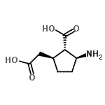 CAS#: 679436-19-2, (1S,2S,5S)-2-Amino-5-(carboxymethyl)cyclopentanecarboxylic acid