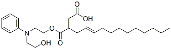 CAS#: 67952-64-1, 1-[2-[(2-Hydroxyethyl)Anilino]Ethyl] Hydrogen 2-Dodecenylsuccinate