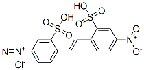CAS 登录号：67969-96-4， 4-[2-(4-硝基-2-磺基苯基)乙烯基]-3-磺基偶氮苯氯化物