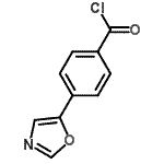 CAS#: 679807-12-6, 4-oxazol-5-ylbenzoyl chloride
