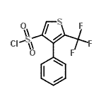 CAS#: 680211-85-2, 4-Phenyl-5-(trifluoromethyl)-3-thiophenesulfonyl chloride