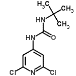 CAS#: 680213-57-4, 1-(2,6-Dichloro-4-pyridinyl)-3-(2-methyl-2-propanyl)urea