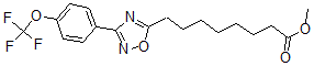 CAS#: 680216-05-1, 3-[4-(Trifluoromethoxy)Phenyl]-1,2,4-Oxadiazole-5-Octanoic Acid Methyl Ester