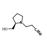 CAS#: 680223-70-5, 3-[(2R)-2-(Hydroxymethyl)-1-pyrrolidinyl]propanenitrile