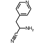 CAS 登录号：680569-42-0， 2-氨基-3-(4-吡啶基)丙腈