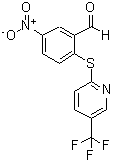 CAS#: 680579-40-2, 5-Nitro-2-{[5-(trifluoromethyl)-2-pyridinyl]sulfanyl}benzaldehyde