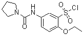 CAS#: 680618-12-6, 2-Ethoxy-5-[(1-pyrrolidinylcarbonyl)amino]benzenesulfonyl chloride