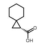 CAS 登录号：680618-96-6， (1R)-螺[2.5]辛烷-1-羧酸