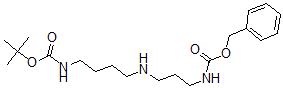 CAS 登录号:68076-38-0, N(1)-苄氧羰基-N(8)-叔丁氧羰基亚精胺