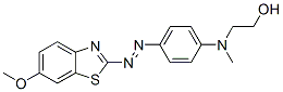 CAS#: 68083-97-6, 2-[[4-[(6-Methoxybenzothiazol-2-Yl)Azo]Phenyl]Methylamino]Ethanol