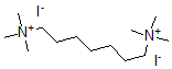 CAS#: 6810-45-3, N,N,N,N',N',N'-Hexamethyl-1,7-heptanediammonium diiodide