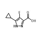 CAS#: 681034-74-2, 5-Cyclopropyl-4-fluoro-1H-pyrazole-3-carboxylic acid
