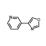CAS#: 681135-57-9, 3-(1,3-Oxazol-4-yl)pyridine