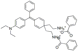 CAS#: 68123-12-6, [4-[[4-(Diethylamino)Phenyl]Phenylmethylene]-2,5-Cyclohexadien-1-Ylidene]Diethylammonium Benzoate