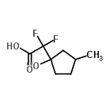 CAS#: 681240-29-9, Difluoro(1-hydroxy-3-methylcyclopentyl)acetic acid
