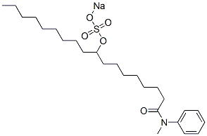 CAS#: 68134-17-8, N-Methyl-N-Phenyl-9-[(Sodiosulfo)Oxy]Octadecanamide