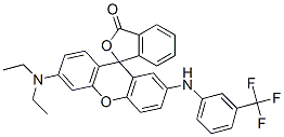 CAS#: 68134-61-2, 6'-(Diethylamino)-2'-[[3-(Trifluoromethyl)Phenyl]Amino]Spiro[Isobenzofuran-1(3H),9'-[9H]Xanthene]-3-One