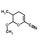 CAS#: 681473-57-4, 2-Methoxy-3-methyl-3,4-dihydro-2H-pyran-6-carbonitrile