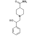 CAS#: 681801-45-6, 1-(2-Hydroxy-2-phenylethyl)-4-piperidinecarboxamide