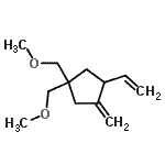 CAS 登录号：681856-37-1， 1,1-二(甲氧基甲基)-3-亚甲基-4-乙烯基环戊烷