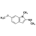 CAS#: 681860-44-6, 6-Methoxy-N,1-dimethyl-1H-indol-2-amine